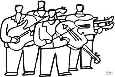 Dibujo de Orquesta Con Violas para colorear | Dibujos para: Dibujar y Colorear Fácil con este Paso a Paso, dibujos de Una Orquesta, como dibujar Una Orquesta para colorear