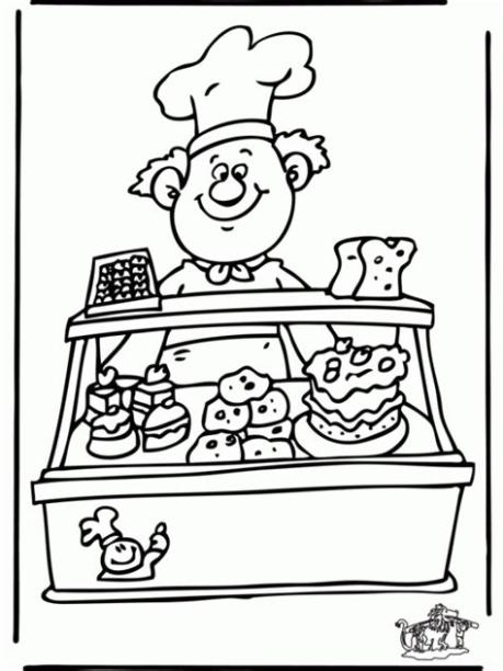 Dibujos de Panaderías para imprimir y colorear | Colorear: Dibujar Fácil, dibujos de Una Panaderia, como dibujar Una Panaderia paso a paso para colorear
