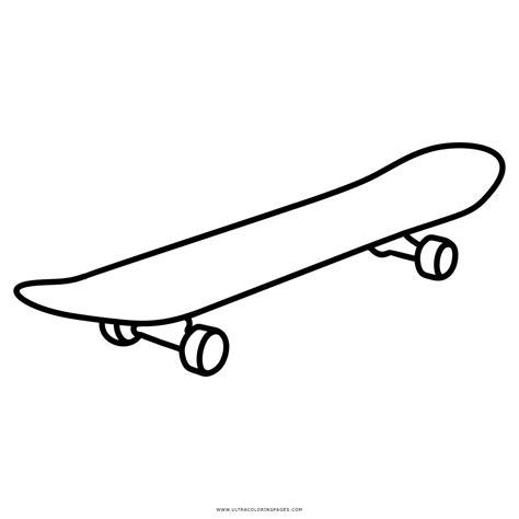Skateboard Coloring Page - Ultra Coloring Pages: Aprende como Dibujar y Colorear Fácil, dibujos de Una Patineta, como dibujar Una Patineta para colorear e imprimir