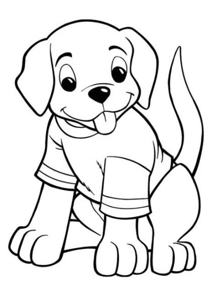 60 Perros para colorear | Coloring Pages: Dibujar y Colorear Fácil, dibujos de Una Perra, como dibujar Una Perra paso a paso para colorear