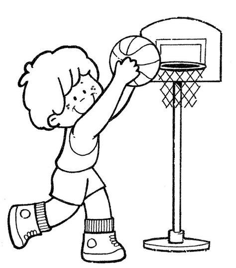 Pin en pracovné vyučovanie: Aprende a Dibujar y Colorear Fácil con este Paso a Paso, dibujos de Una Persona Jugando Basketball, como dibujar Una Persona Jugando Basketball para colorear