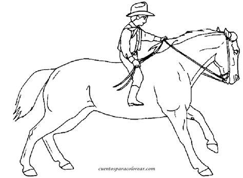 Dibujos para colorear caballos: Aprende como Dibujar y Colorear Fácil, dibujos de Una Persona Montada En Un Caballo, como dibujar Una Persona Montada En Un Caballo para colorear