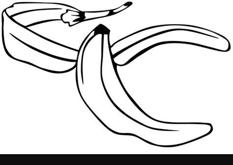 Dibujo para colorear piel de plátano - Img 17063: Aprender a Dibujar Fácil con este Paso a Paso, dibujos de Una Piel De Platano, como dibujar Una Piel De Platano para colorear e imprimir