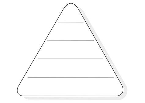 Coloring Page empty food triangle - free printable: Aprende a Dibujar y Colorear Fácil, dibujos de Una Piramide En Word, como dibujar Una Piramide En Word para colorear e imprimir