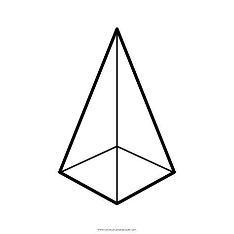 Dibujo De Pirámide Para Colorear - Ultra Coloring Pages: Dibujar y Colorear Fácil, dibujos de Una Piramide Triangular, como dibujar Una Piramide Triangular para colorear e imprimir