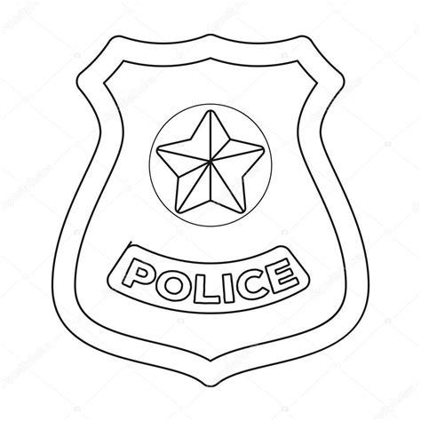 √ Escudos de policia para colorear: Dibujar y Colorear Fácil con este Paso a Paso, dibujos de Una Placa De Policia, como dibujar Una Placa De Policia para colorear e imprimir