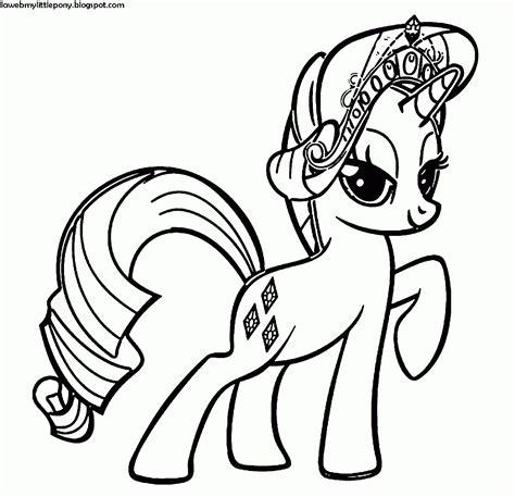 My Little Pony: Dibujos para colorear de Rarity de My: Dibujar y Colorear Fácil, dibujos de Una Pony, como dibujar Una Pony para colorear e imprimir