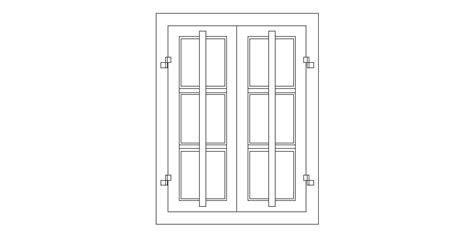 Bloques AutoCAD Gratis de ventana de madera de dos hojas: Aprende a Dibujar y Colorear Fácil, dibujos de Una Puerta En Autocad, como dibujar Una Puerta En Autocad para colorear