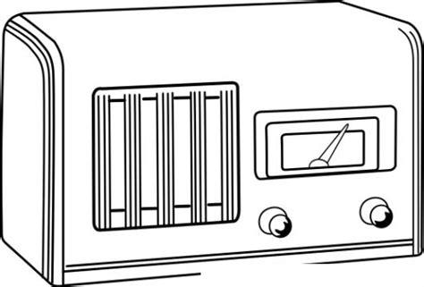 Dibujo De Una Radio Antigua Para Pintar Y Colorear: Dibujar y Colorear Fácil, dibujos de Una Radio Antigua, como dibujar Una Radio Antigua para colorear e imprimir