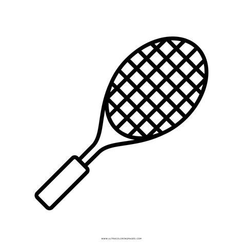 Dibujo De Raqueta De Tenis Para Colorear - Ultra Coloring: Aprende a Dibujar Fácil, dibujos de Una Raqueta De Tenis, como dibujar Una Raqueta De Tenis para colorear