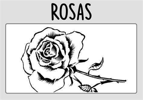 Dibujos de Rosas para Colorear | Láminas de Rosas: Dibujar y Colorear Fácil, dibujos de Una Rosa En Las Uñas, como dibujar Una Rosa En Las Uñas para colorear