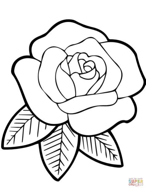 Dibujo de Vidriera rosa para colorear | Dibujos para: Dibujar y Colorear Fácil con este Paso a Paso, dibujos de Una Rosa En Paint, como dibujar Una Rosa En Paint paso a paso para colorear