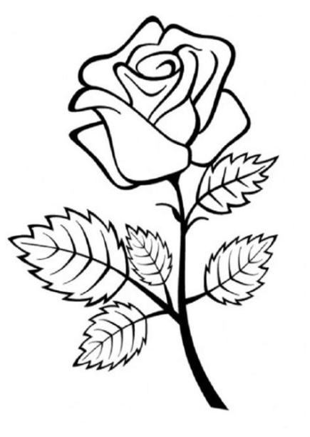 Dibujos De Flores Para Pintar Y Colorear: Dibujar y Colorear Fácil, dibujos de Una Rosa En Uñas, como dibujar Una Rosa En Uñas para colorear