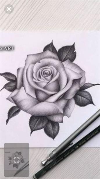 Flores Para Dibujar Realistas: Aprender como Dibujar Fácil, dibujos de Una Rosa Realista A Color, como dibujar Una Rosa Realista A Color para colorear e imprimir