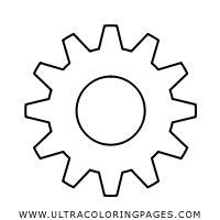 Dibujo De Engranajes Para Colorear - Ultra Coloring Pages: Aprende como Dibujar Fácil, dibujos de Una Rueda Dentada, como dibujar Una Rueda Dentada paso a paso para colorear