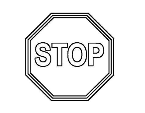 Señal pare para colorear - Imagui: Dibujar Fácil, dibujos de Una Señal De Stop, como dibujar Una Señal De Stop para colorear