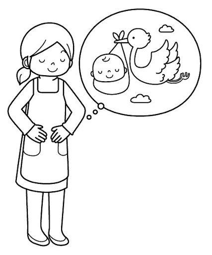 Imagen de una señora para colorear - Imagui: Dibujar y Colorear Fácil con este Paso a Paso, dibujos de Una Señora, como dibujar Una Señora para colorear