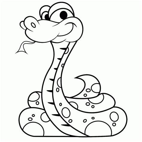 Serpientes para colorear infantiles :: Imágenes y fotos: Aprende a Dibujar y Colorear Fácil con este Paso a Paso, dibujos de Una Serpiente Pequeña, como dibujar Una Serpiente Pequeña para colorear