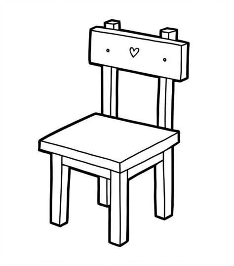 Libro para colorear. silla para niños — Vector de stock: Dibujar Fácil con este Paso a Paso, dibujos de Una Silla 3D, como dibujar Una Silla 3D para colorear
