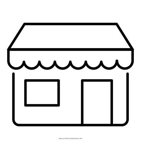 Dibujo De Tienda Para Colorear - Ultra Coloring Pages: Dibujar y Colorear Fácil con este Paso a Paso, dibujos de Una Tienda, como dibujar Una Tienda para colorear