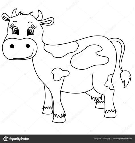 Imágenes: silueta vacas para colorear | Estampados Vaca: Dibujar Fácil, dibujos de Una Vaca Animada, como dibujar Una Vaca Animada para colorear