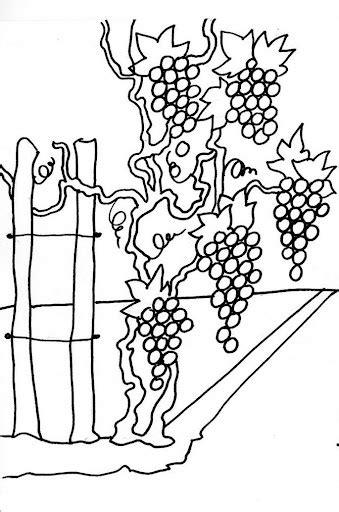 EL VINO DIBUJOS PARA COLOREAR – Dibujos para colorear: Dibujar Fácil con este Paso a Paso, dibujos de Una Viña, como dibujar Una Viña para colorear e imprimir