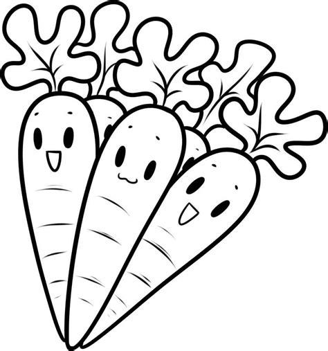 zanahorias para colorear para niños: Dibujar Fácil, dibujos de Una Zanahoria Para Niños, como dibujar Una Zanahoria Para Niños para colorear e imprimir