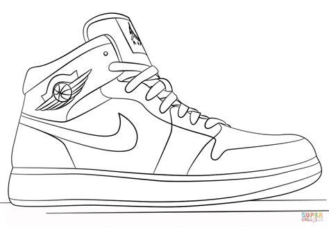 Dibujo de Zapatillas Jordan de Nike para colorear: Aprender como Dibujar Fácil, dibujos de Una Zapatilla Nike, como dibujar Una Zapatilla Nike para colorear
