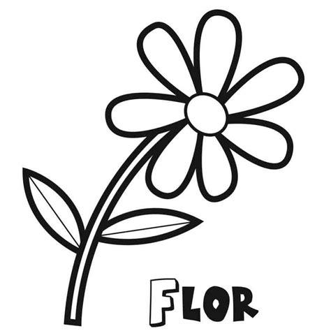 Flores Colorear Para Ninos: Aprende a Dibujar y Colorear Fácil con este Paso a Paso, dibujos de Unaflor, como dibujar Unaflor para colorear e imprimir
