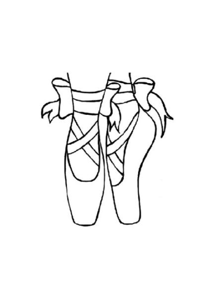 Dibujos zapatillas de ballet clasico - Imagui: Aprender como Dibujar Fácil con este Paso a Paso, dibujos de Unas Zapatillas De Ballet, como dibujar Unas Zapatillas De Ballet para colorear