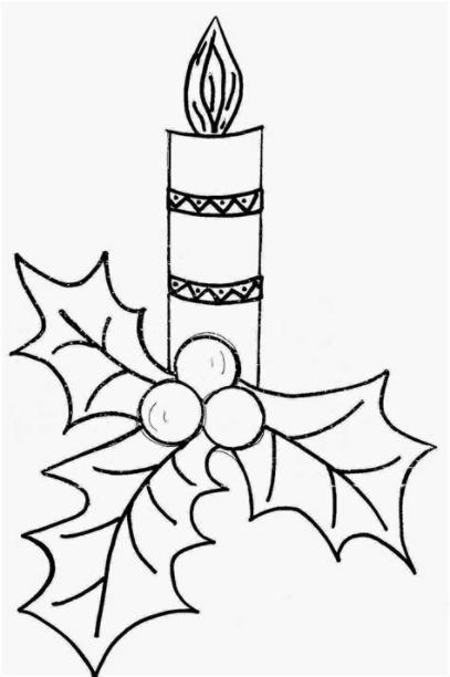 Trato o truco: Dibujos para colorear de Velas de navidad: Aprende como Dibujar y Colorear Fácil con este Paso a Paso, dibujos de Velas De Navidad, como dibujar Velas De Navidad para colorear e imprimir