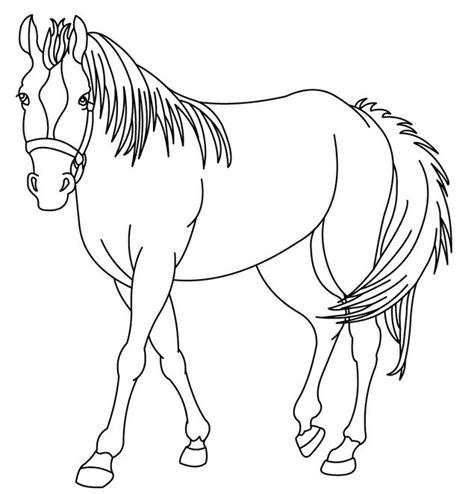 Dibujos de caballos para colorear e imprimir gratis: Dibujar Fácil, dibujos de Ver Un Caballo, como dibujar Ver Un Caballo para colorear