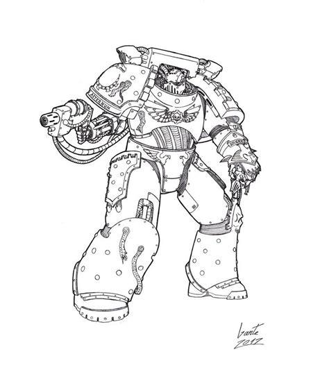 Iron Hands - Godfried by Greyall | Warhammer 40k | Pinterest: Aprender como Dibujar Fácil, dibujos de Warhammer, como dibujar Warhammer para colorear