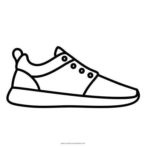 Dibujo De Zapatilla De Deporte Para Colorear - Ultra: Dibujar Fácil, dibujos de Zapatos Deportivos, como dibujar Zapatos Deportivos para colorear e imprimir
