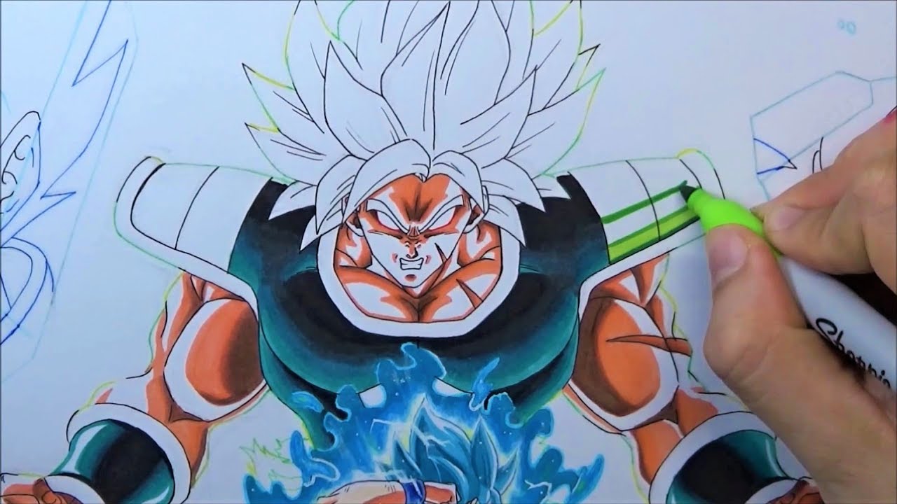 Featured image of post Broly Ssj Para Colorear In movie 8 rssj broly is suggested to be a little stronger than ssj goku