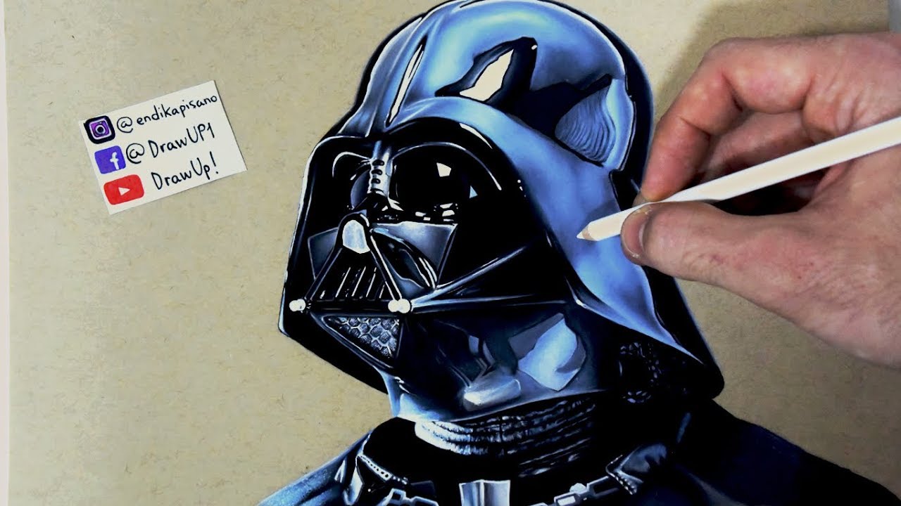 Dibuja A Darth Vader De Star Wars Fácil Paso a Paso