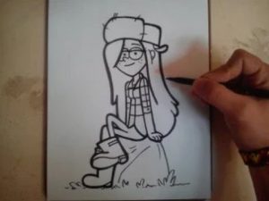 Dibuja A Wendy De Gravity Falls Fácil Paso a Paso
