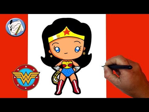 Dibuja A Wonder Woman Paso a Paso Fácil