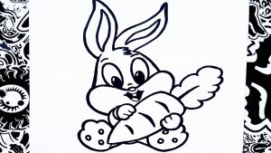 Cómo Dibuja Bugs Bunny Paso a Paso Fácil