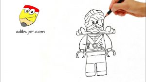 Dibuja Lego Ninjago Paso a Paso Fácil