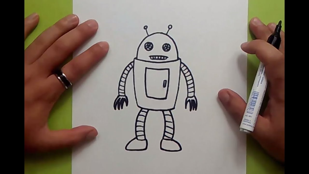 Dibuja Robots Paso a Paso Fácil