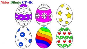 Cómo Dibuja Un Huevo De Pascua Fácil Paso a Paso