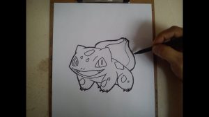 Dibujar A Bulbasaur De Pokémon Go Paso a Paso Fácil