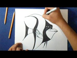Dibuja A Gill De Buscando A Nemo Fácil Paso a Paso