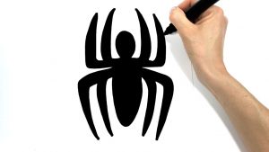 Cómo Dibujar El Logo De Spiderman Fácil Paso a Paso