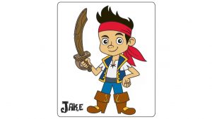 Cómo Dibuja Jake Piratas Paso a Paso Fácil