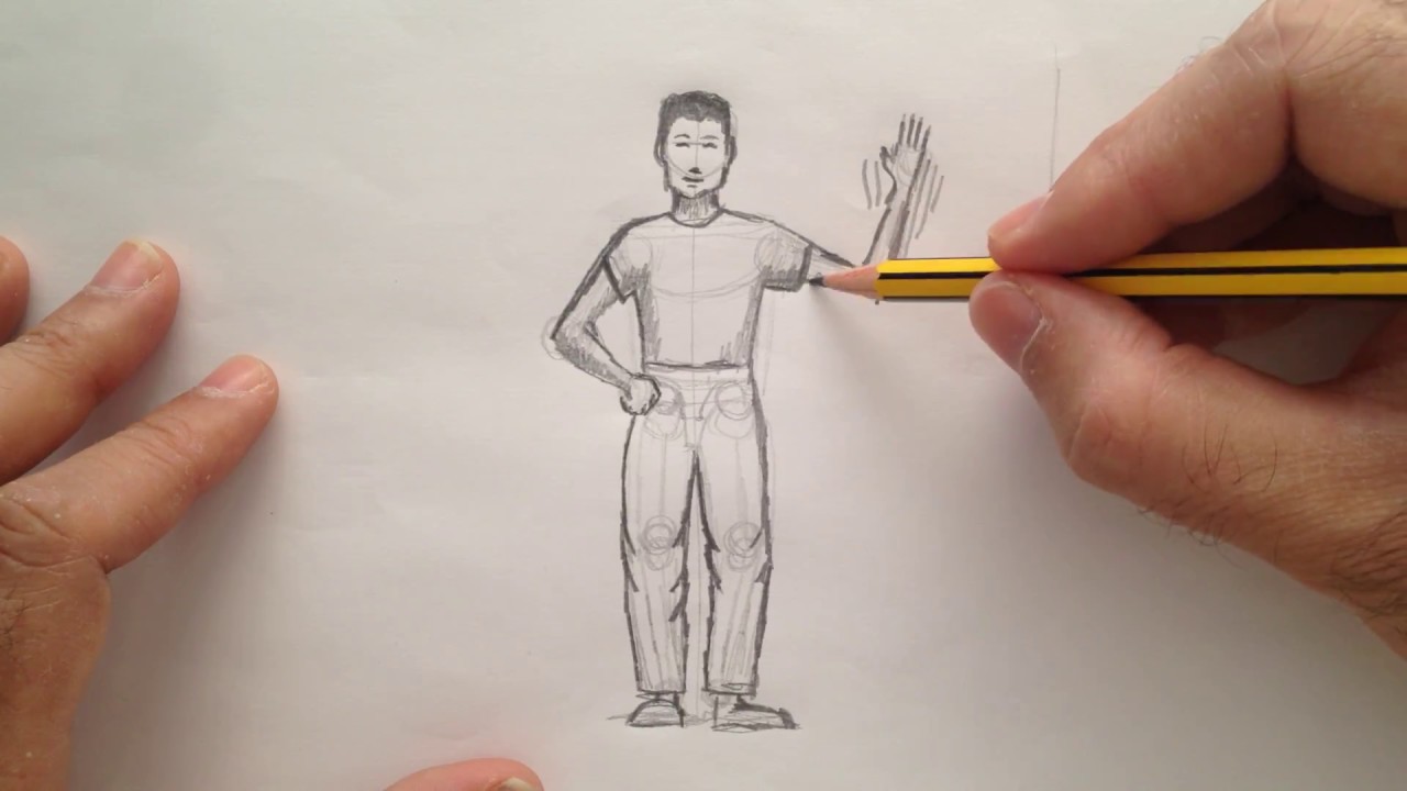 Cómo Dibuja Personas Paso a Paso Fácil