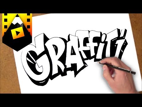 Dibuja Un Grafiti Paso a Paso Fácil