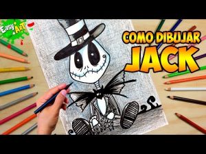 Cómo Dibuja A Jack Skeleton Chibi Fácil Paso a Paso
