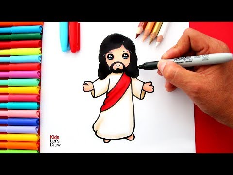 Cómo Dibuja A Jesus Paso a Paso Fácil
